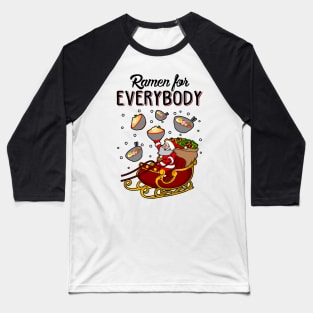 Ramen Ugly Christmas Sweater Baseball T-Shirt